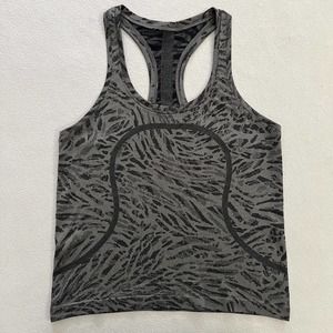 Lululemon Swiftly Tech Racerback 2.0 Tank Top Race Primal Clash Black Grey 8